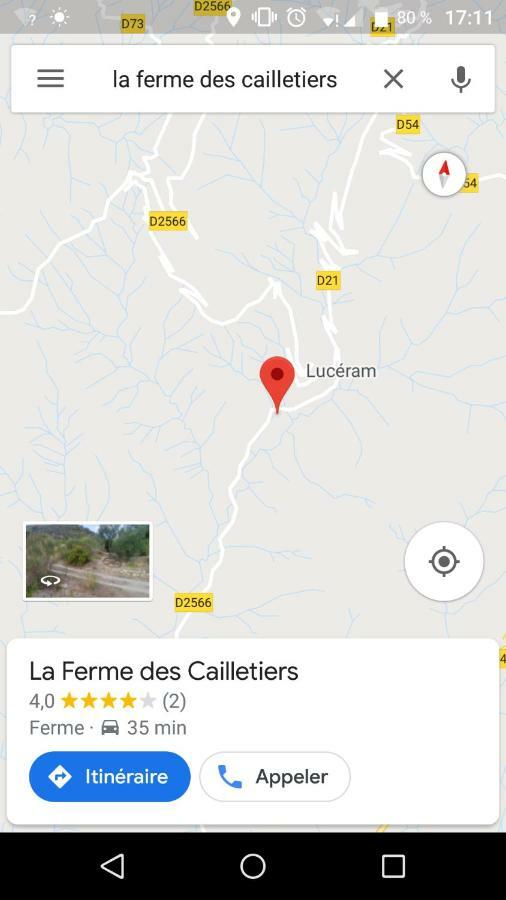 La Ferme Des Cailletiers Chez Marco Villa Lucéram Екстериор снимка