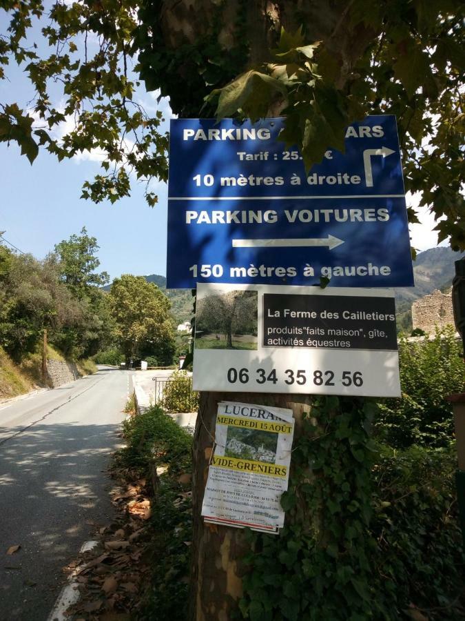 La Ferme Des Cailletiers Chez Marco Villa Lucéram Екстериор снимка